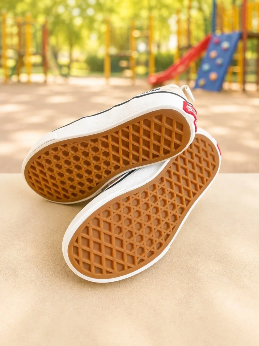 Vans Classic Checkerboard Slip-On Sneakers | Kids Size 11.5